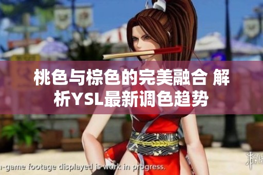 桃色与棕色的完美融合 解析YSL最新调色趋势