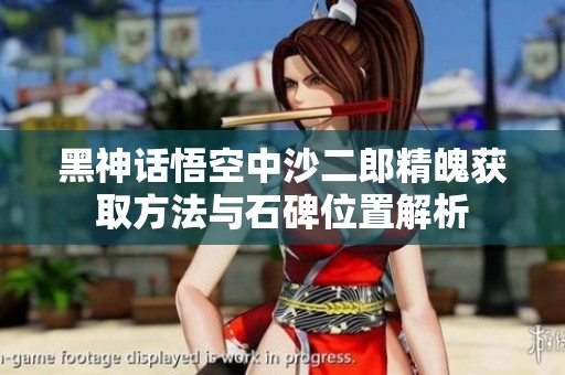 黑神话悟空中沙二郎精魄获取方法与石碑位置解析