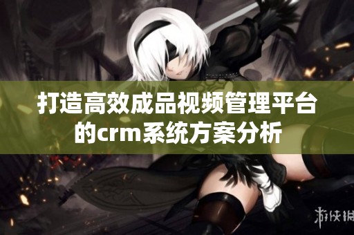 打造高效成品视频管理平台的crm系统方案分析