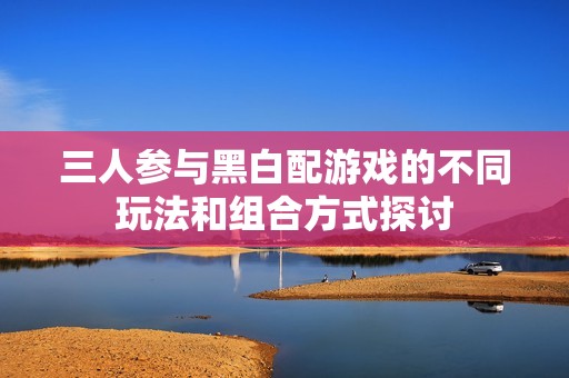 三人参与黑白配游戏的不同玩法和组合方式探讨