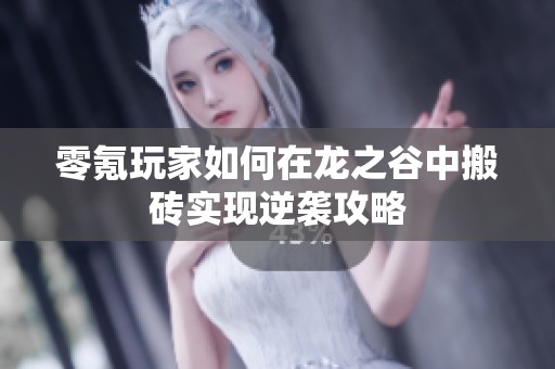 零氪玩家如何在龙之谷中搬砖实现逆袭攻略