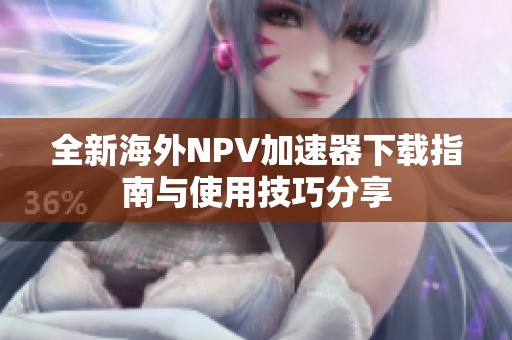 全新海外NPV加速器下载指南与使用技巧分享