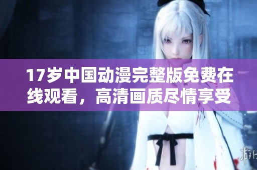 17岁中国动漫完整版免费在线观看，高清画质尽情享受青春热血故事