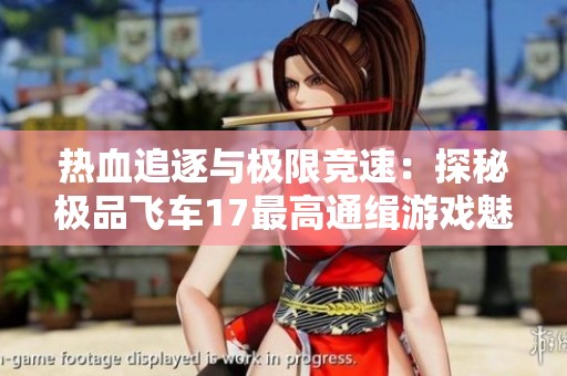 热血追逐与极限竞速：探秘极品飞车17最高通缉游戏魅力