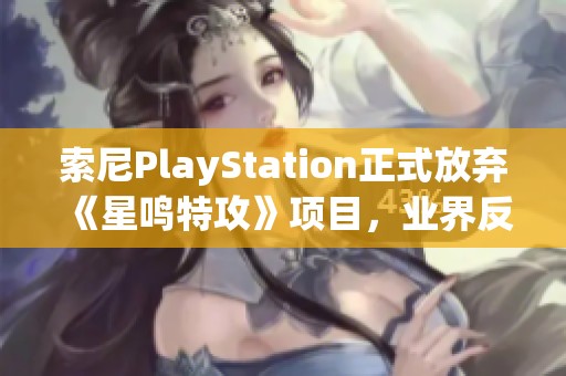索尼PlayStation正式放弃《星鸣特攻》项目，业界反响热烈