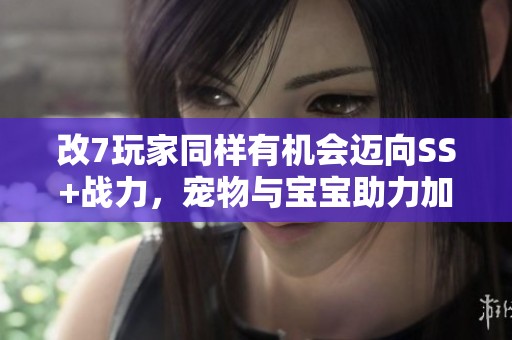 改7玩家同样有机会迈向SS+战力，宠物与宝宝助力加成