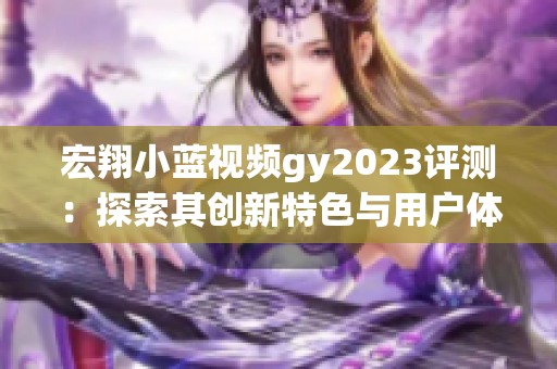 宏翔小蓝视频gy2023评测：探索其创新特色与用户体验分析