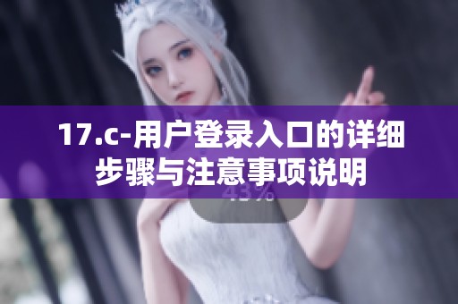 17.c-用户登录入口的详细步骤与注意事项说明
