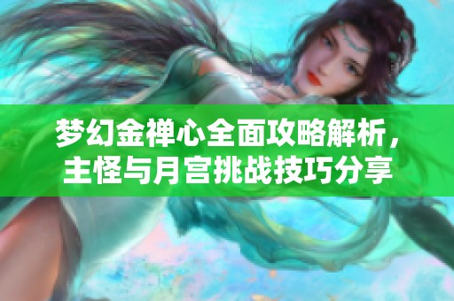 梦幻金禅心全面攻略解析，主怪与月宫挑战技巧分享