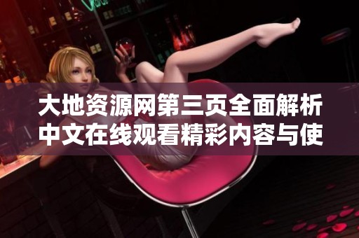 大地资源网第三页全面解析中文在线观看精彩内容与使用指南