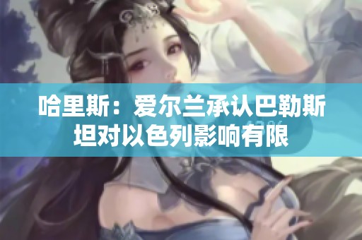 哈里斯：爱尔兰承认巴勒斯坦对以色列影响有限