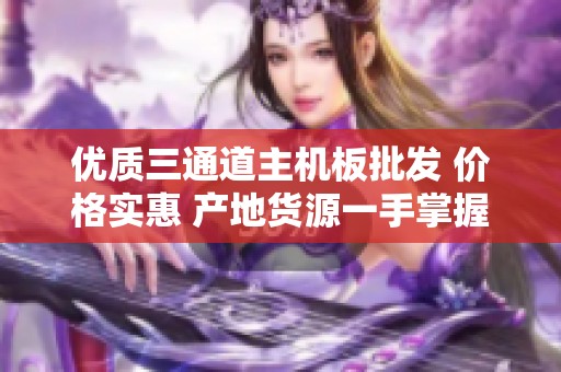 优质三通道主机板批发 价格实惠 产地货源一手掌握