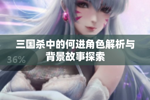 三国杀中的何进角色解析与背景故事探索