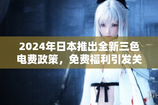 2024年日本推出全新三色电费政策，免费福利引发关注