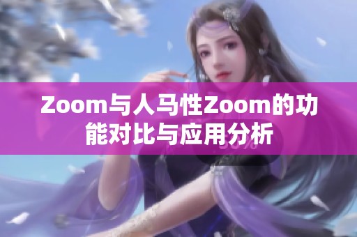 Zoom与人马性Zoom的功能对比与应用分析