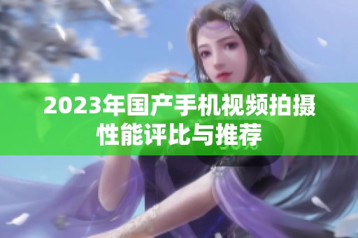 2023年国产手机视频拍摄性能评比与推荐