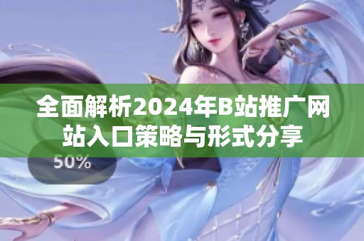 全面解析2024年B站推广网站入口策略与形式分享