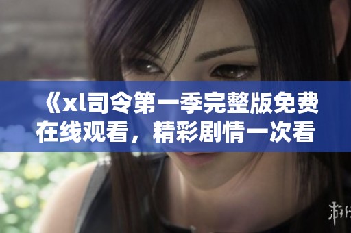 《xl司令第一季完整版免费在线观看，精彩剧情一次看个够》
