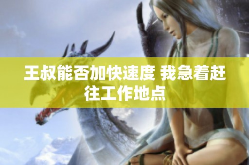 王叔能否加快速度 我急着赶往工作地点