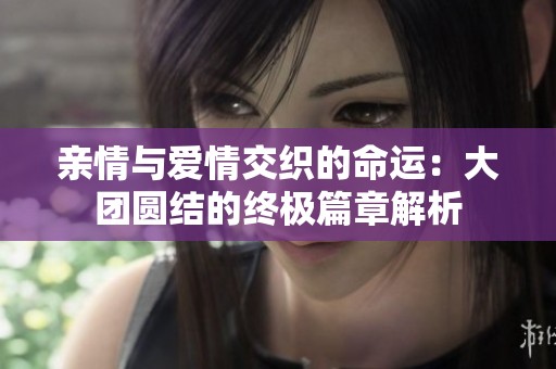 亲情与爱情交织的命运：大团圆结的终极篇章解析