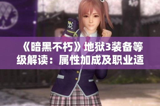 《暗黑不朽》地狱3装备等级解读：属性加成及职业适配详细分析