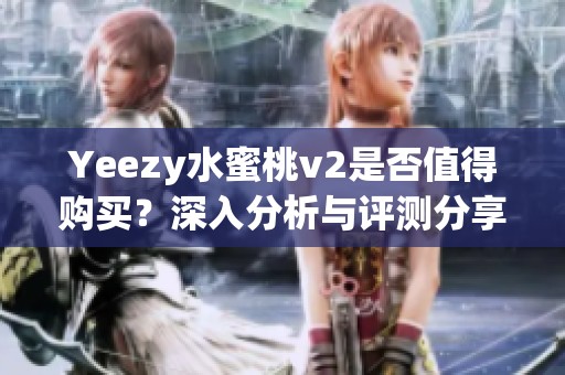 Yeezy水蜜桃v2是否值得购买？深入分析与评测分享