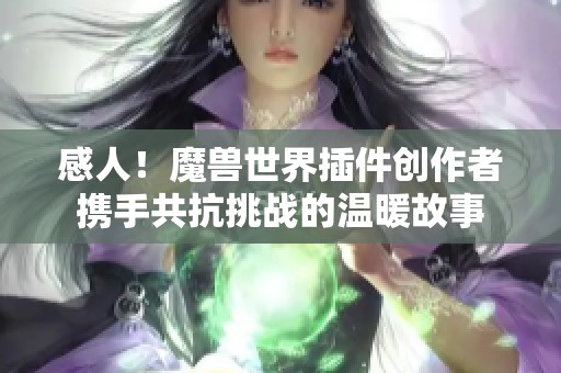 感人！魔兽世界插件创作者携手共抗挑战的温暖故事