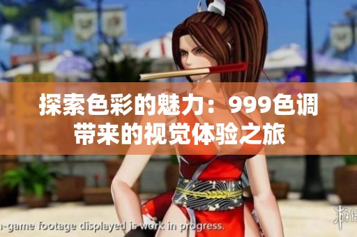 探索色彩的魅力：999色调带来的视觉体验之旅