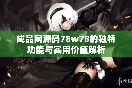 成品网源码78w78的独特功能与实用价值解析
