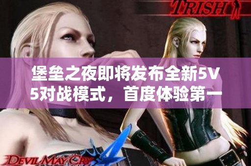 堡垒之夜即将发布全新5V5对战模式，首度体验第一人称视角