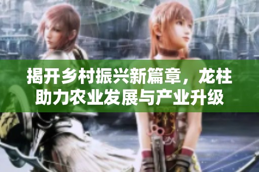 揭开乡村振兴新篇章，龙柱助力农业发展与产业升级