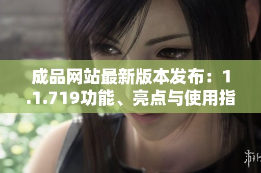 成品网站最新版本发布：1.1.719功能、亮点与使用指南详解