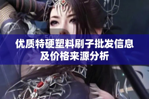 优质特硬塑料刷子批发信息及价格来源分析