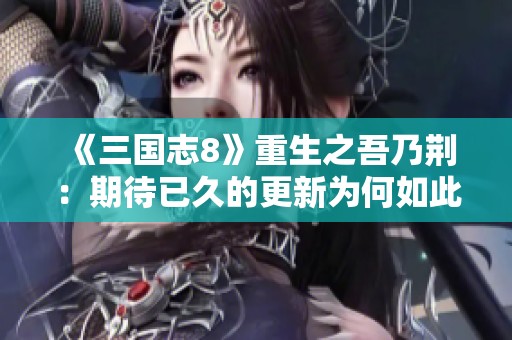 《三国志8》重生之吾乃荆：期待已久的更新为何如此缓慢