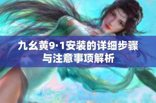 九幺黄9·1安装的详细步骤与注意事项解析