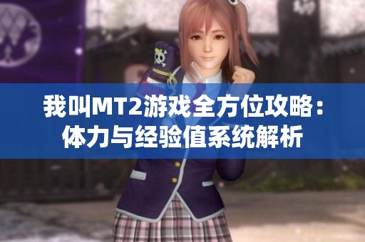 我叫MT2游戏全方位攻略：体力与经验值系统解析