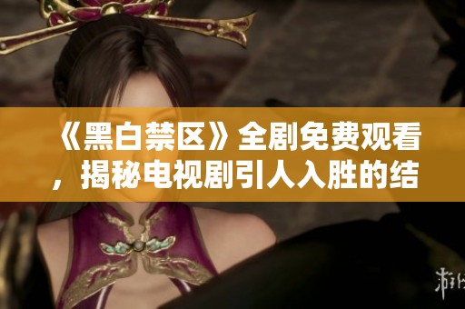 《黑白禁区》全剧免费观看，揭秘电视剧引人入胜的结局解析