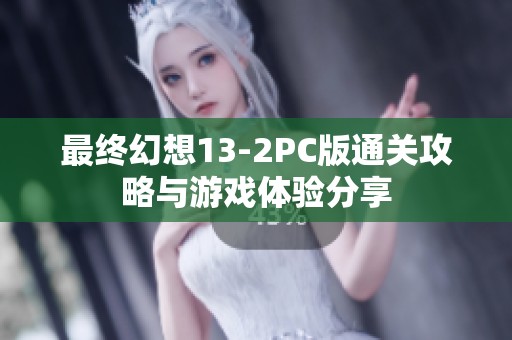 最终幻想13-2PC版通关攻略与游戏体验分享
