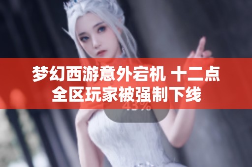 梦幻西游意外宕机 十二点全区玩家被强制下线