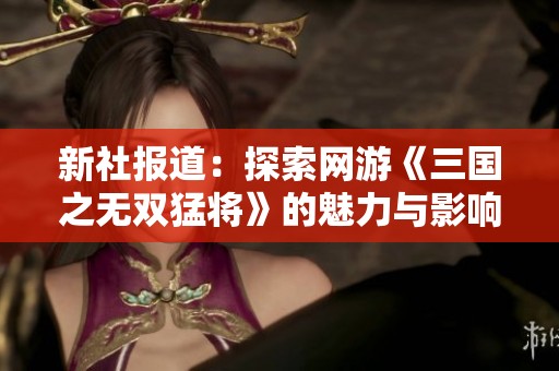 新社报道：探索网游《三国之无双猛将》的魅力与影响