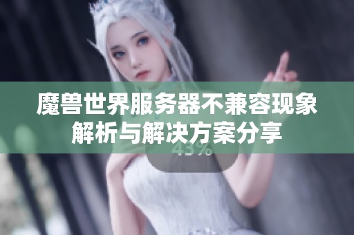 魔兽世界服务器不兼容现象解析与解决方案分享
