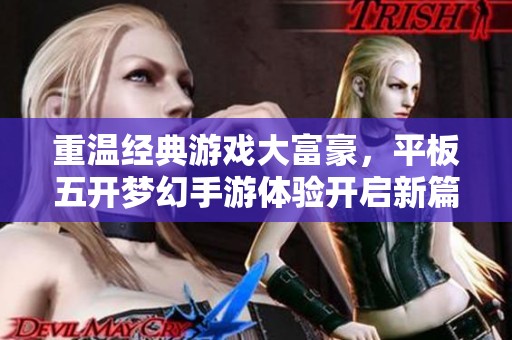 重温经典游戏大富豪，平板五开梦幻手游体验开启新篇章