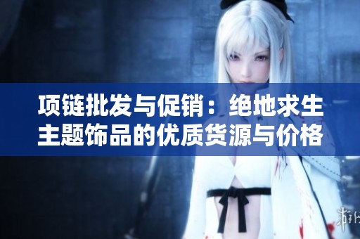 项链批发与促销：绝地求生主题饰品的优质货源与价格分析