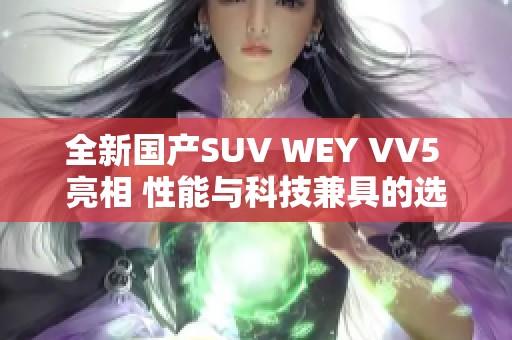 全新国产SUV WEY VV5 亮相 性能与科技兼具的选择