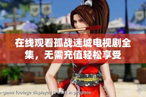 在线观看孤战迷城电视剧全集，无需充值轻松享受