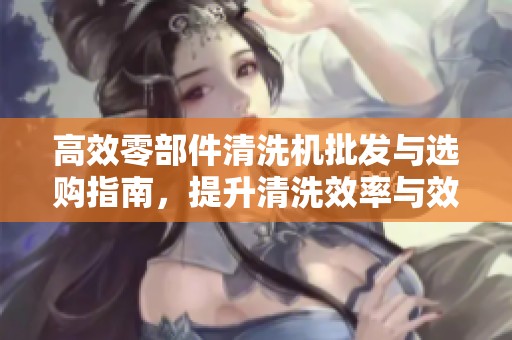 高效零部件清洗机批发与选购指南，提升清洗效率与效果