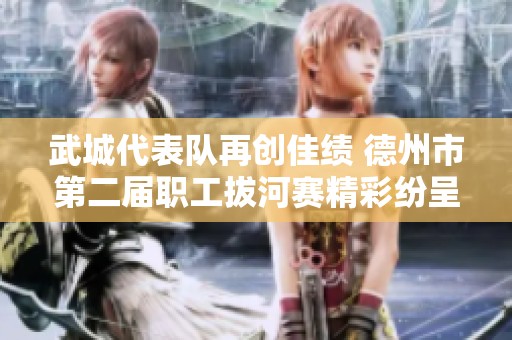 武城代表队再创佳绩 德州市第二届职工拔河赛精彩纷呈