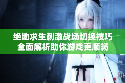 绝地求生刺激战场切换技巧全面解析助你游戏更顺畅
